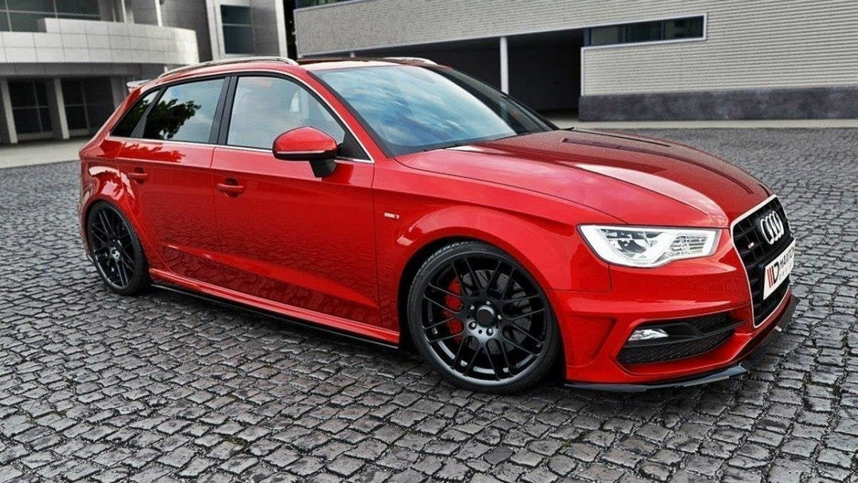 Sidokjolar Diffusers V.1 för Audi S3 / A3 S-Line Sportback 8V / 8V Facelift