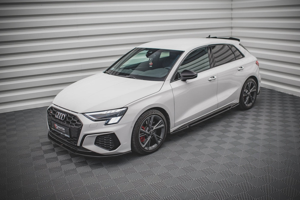 Sidokjolar Diffusers V.1 för Audi S3 / A3 S-Line Sportback / Sedan 8Y / 8Y Facelift