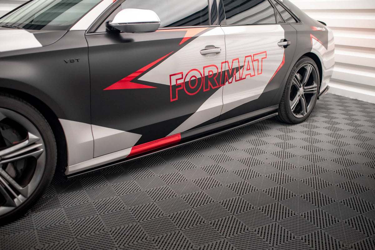 Sidokjolar Diffusers V.1 för Audi S8 D4
