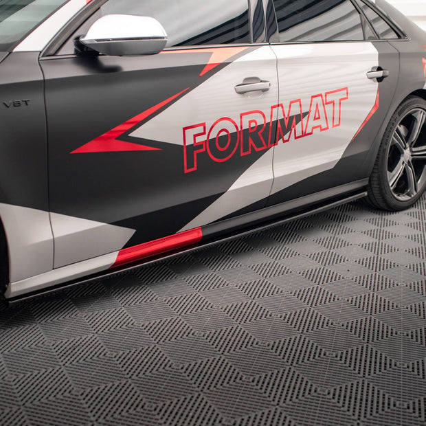 Sidokjolar Diffusers V.1 för Audi S8 D4