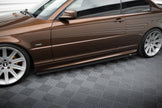 Sidokjolar Diffusers V.1 för BMW 3 E46 MPACK Coupe