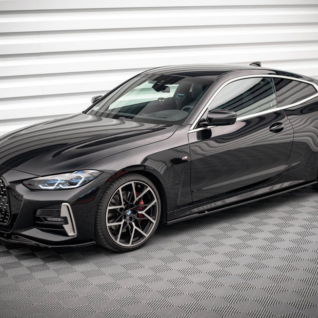 Sidokjolar Diffusers V.1 för BMW 4 M-Pack / M440i G22 / G23 / G22 Facelift / G23 Facelift