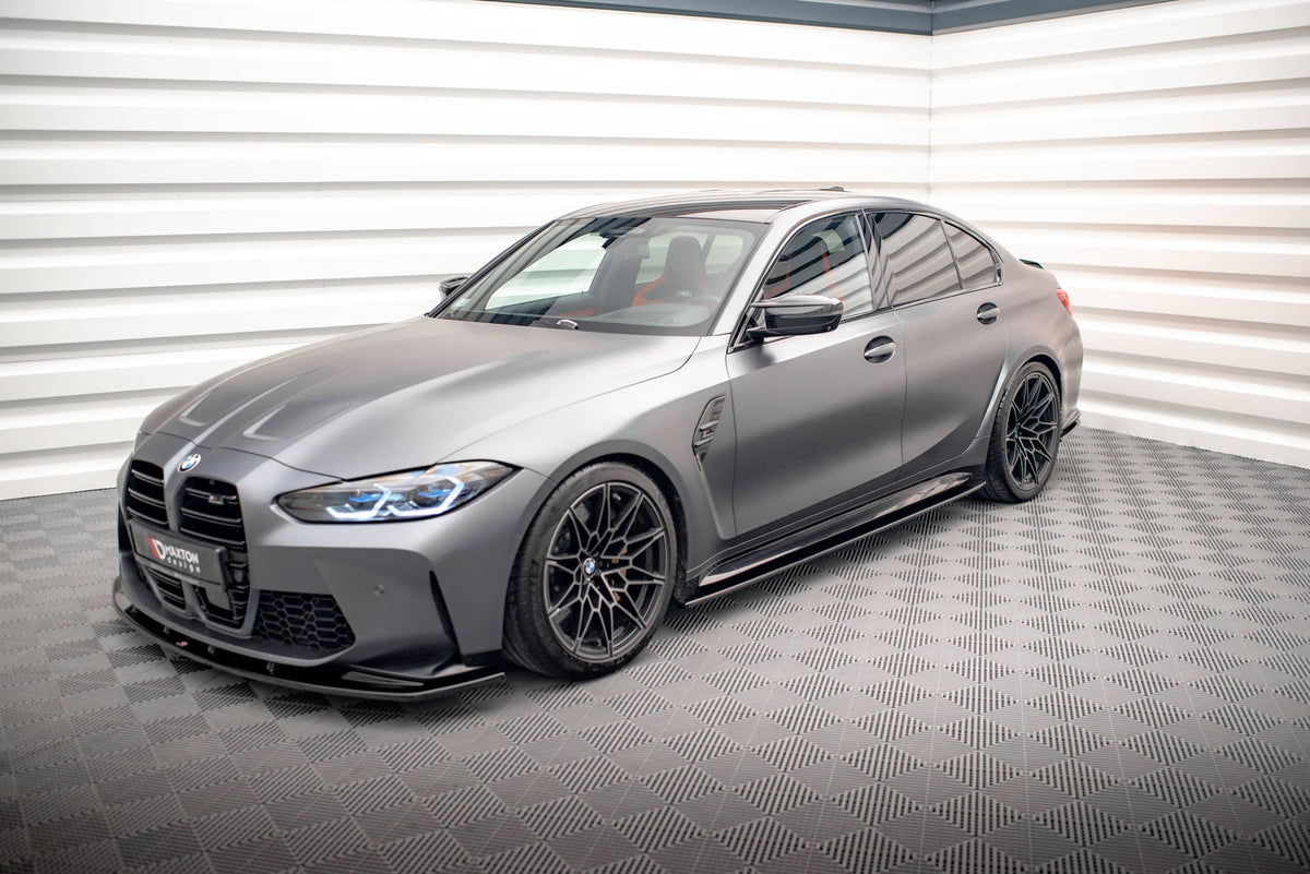 Sidokjolar Diffusers V.1 för BMW M3 Sedan / Touring G80 / G81