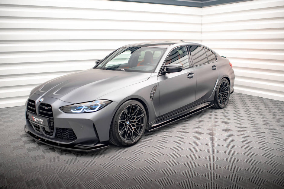 Sidokjolar Diffusers V.1 för BMW M3 Sedan / Touring G80 / G81