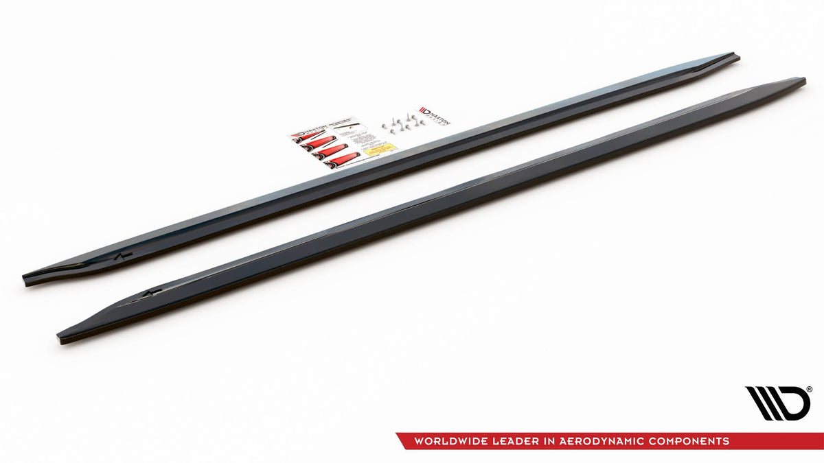 Sidokjolar Diffusers V.1 för BMW M3 Sedan / Touring G80 / G81