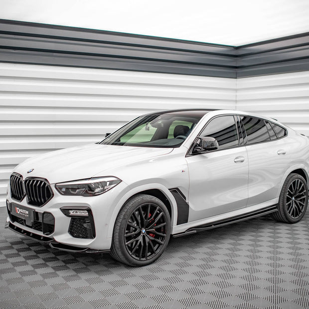 Sidokjolar Diffusers V.1 för BMW X6 M F96 / X6 M-Pack G06