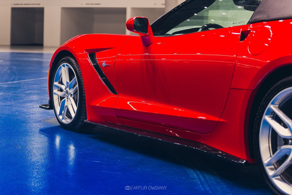 Sidokjolar Diffusers V.1 för Chevrolet Corvette Stingray C7