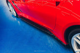 Sidokjolar Diffusers V.1 för Chevrolet Corvette Stingray C7