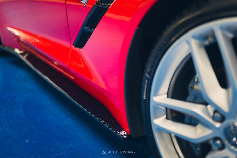 Sidokjolar Diffusers V.1 för Chevrolet Corvette Stingray C7