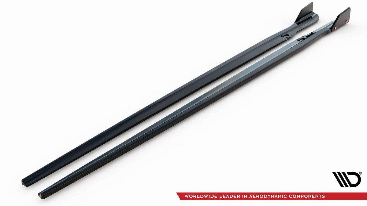 Sidokjolar Diffusers V.1 + Flaps för BMW M8 Gran Coupe F93 / 8 Gran Coupe M-Pack G16