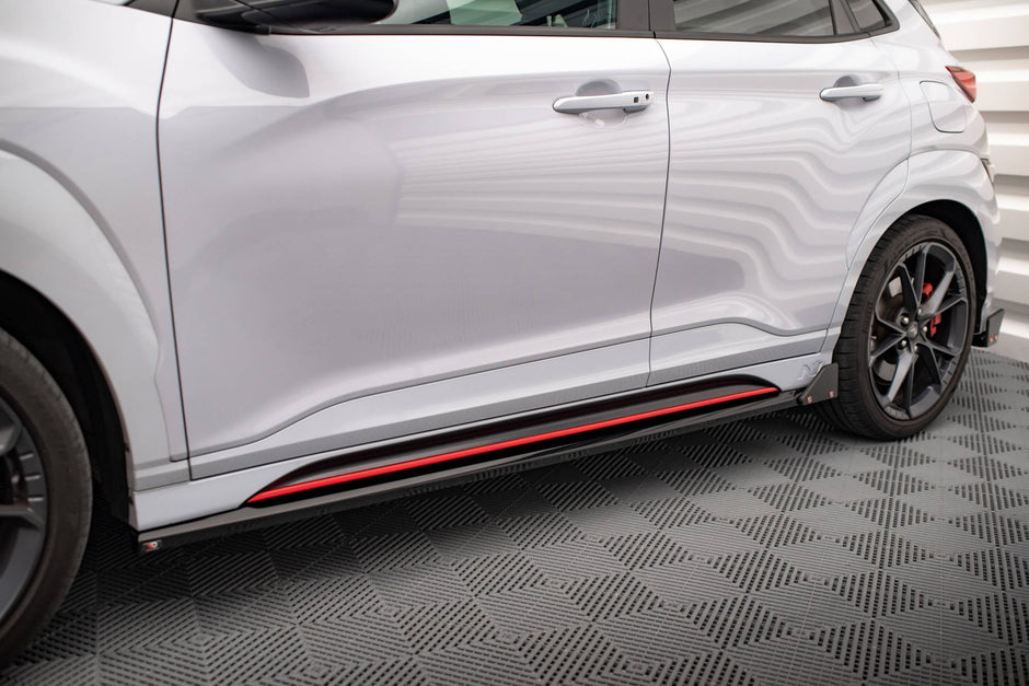 Sidokjolar Diffusers V.1 + Flaps för Hyundai Kona N Mk1