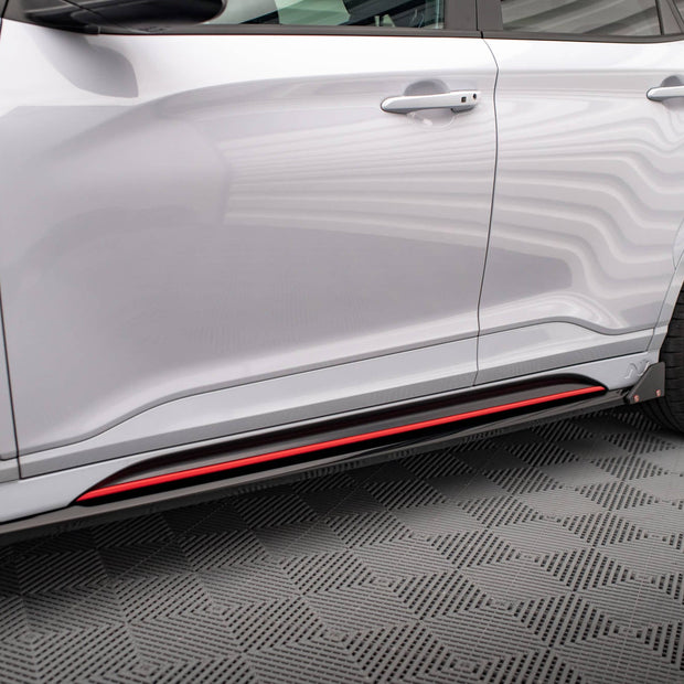Sidokjolar Diffusers V.1 + Flaps för Hyundai Kona N Mk1