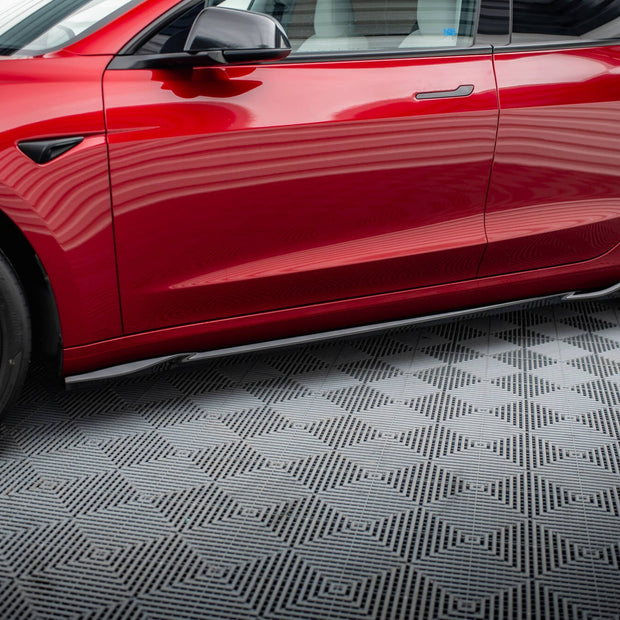 Sidokjolar Diffusers V.1 för Tesla Model 3 Mk1 / Mk1 Facelift