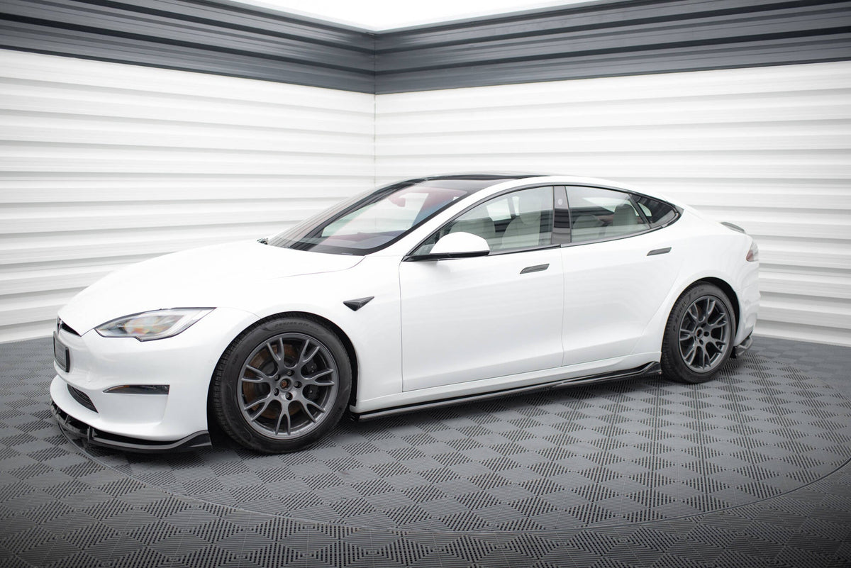 Sidokjolar Diffusers V.1 för Tesla Model S Plaid Mk1 Facelift