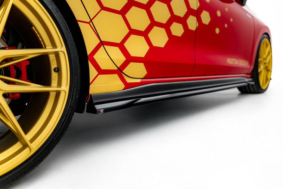 Sidokjolar Diffusers V.1 för Volkswagen Golf GTI Clubsport Mk8 Facelift