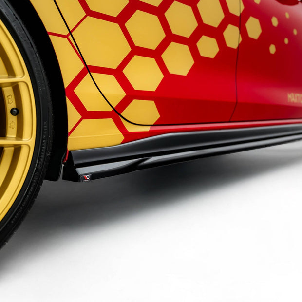 Sidokjolar Diffusers V.1 för Volkswagen Golf GTI Clubsport Mk8 Facelift