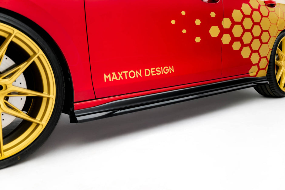 Sidokjolar Diffusers V.1 för Volkswagen Golf GTI Clubsport Mk8 Facelift