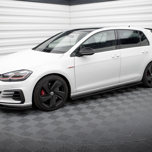 Sidokjolar Diffusers V.1 för Volkswagen Golf GTI / GTD Mk7 / Mk7 Facelift (wide)