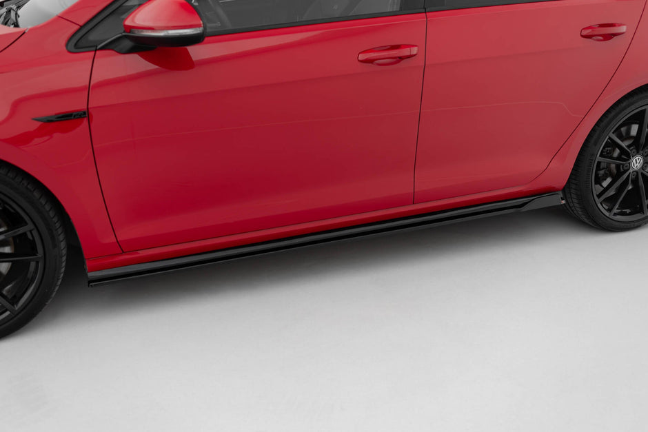 Sidokjolar Diffusers V.1 för Volkswagen Golf R / R-Line Mk7 Facelift