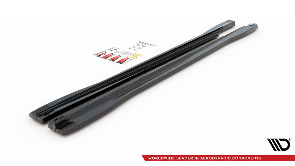 Sidokjolar Diffusers V.2 för Audi Q3 S-Line / RSQ3 Sportback / SUV F3