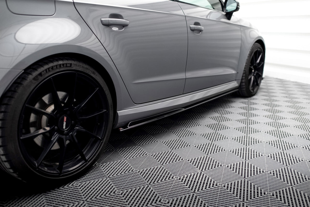 Sidokjolar Diffusers V.2 för Audi RS3 8V Sportback Facelift
