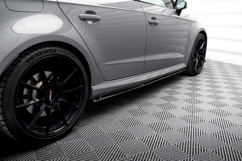 Sidokjolar Diffusers V.2 för Audi RS3 8V Sportback Facelift