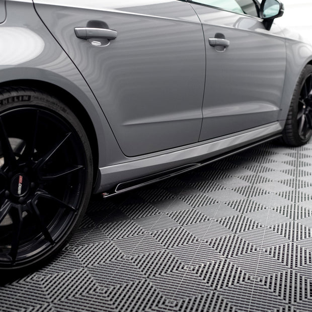 Sidokjolar Diffusers V.2 för Audi RS3 8V Sportback Facelift
