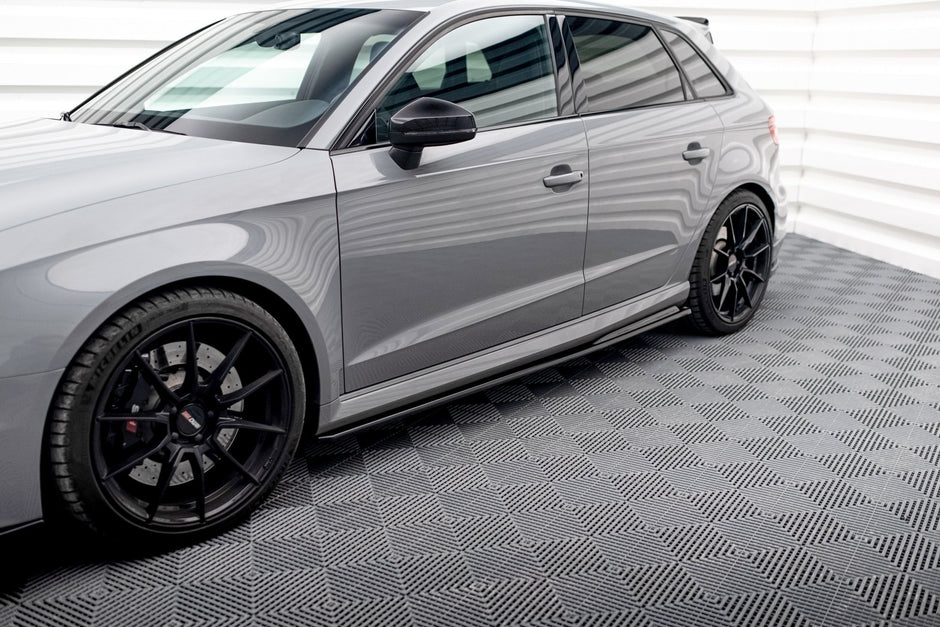Sidokjolar Diffusers V.2 för Audi RS3 8V Sportback Facelift