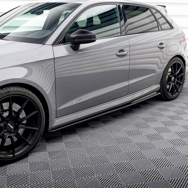 Sidokjolar Diffusers V.2 för Audi RS3 8V Sportback Facelift