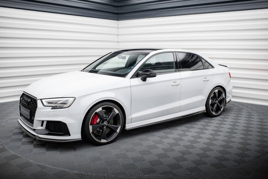 Sidokjolar Diffusers V.2 för Audi RS3 Sedan 8V Facelift