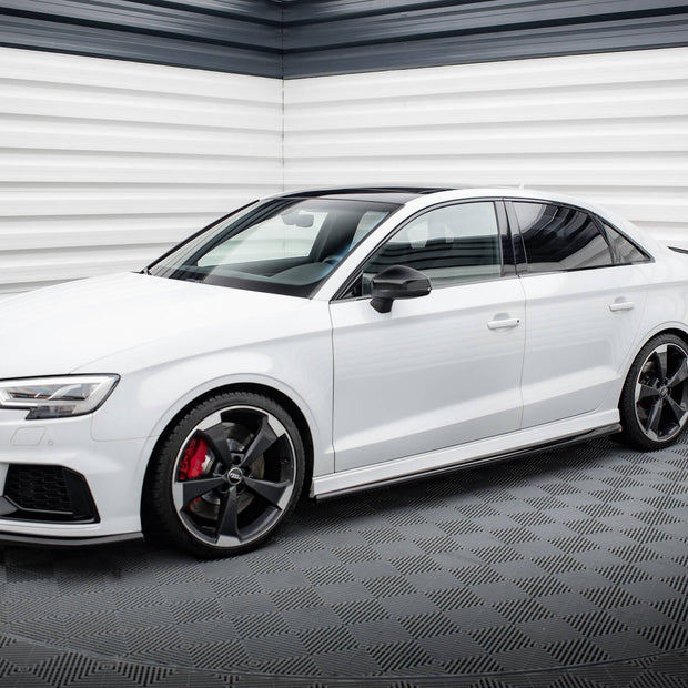 Sidokjolar Diffusers V.2 för Audi RS3 Sedan 8V Facelift