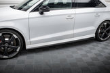 Sidokjolar Diffusers V.2 för Audi RS3 Sedan 8V Facelift