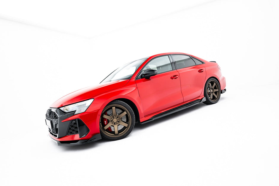 Sidokjolar Diffusers V.2 för Audi RS3 Sedan 8Y / 8Y Facelift