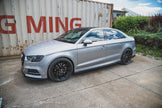 Sidokjolar Diffusers V.2 för Audi S3 / A3 S-Line Sedan 8V Facelift