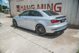 Sidokjolar Diffusers V.2 för Audi S3 / A3 S-Line Sedan 8V Facelift