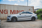 Sidokjolar Diffusers V.2 för Audi S3 / A3 S-Line Sedan 8V Facelift