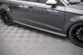 Sidokjolar Diffusers V.2 för Audi S3 / A3 S-Line Sportback 8V / 8V Facelift
