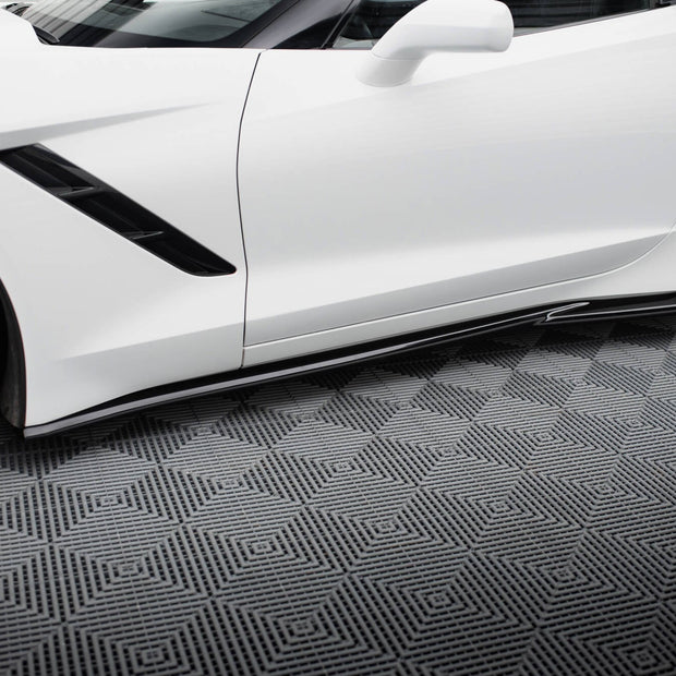 Sidokjolar Diffusers V.2 för Chevrolet Corvette Stingray C7