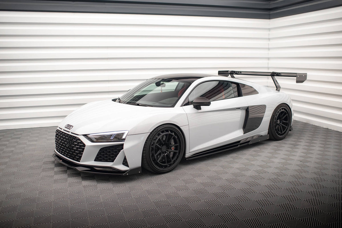 Sidokjolar Diffusers V.2+ Flaps för Audi R8 Mk2 Facelift