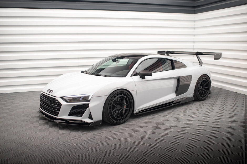 Sidokjolar Diffusers V.2+ Flaps för Audi R8 Mk2 Facelift