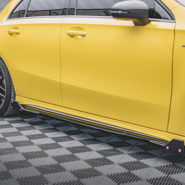 Maxton Design Sidokjolar V.2 + flaps – Mercedes-AMG A45 S