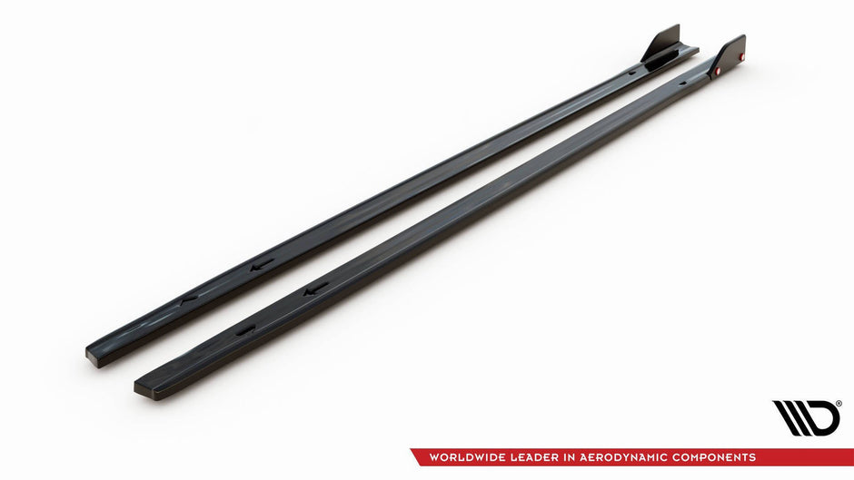 Sidokjolar Diffusers V.2 + Flaps för Volkswagen Golf GTI / GTE / GTI Clubsport / GTD / R-Line Mk8
