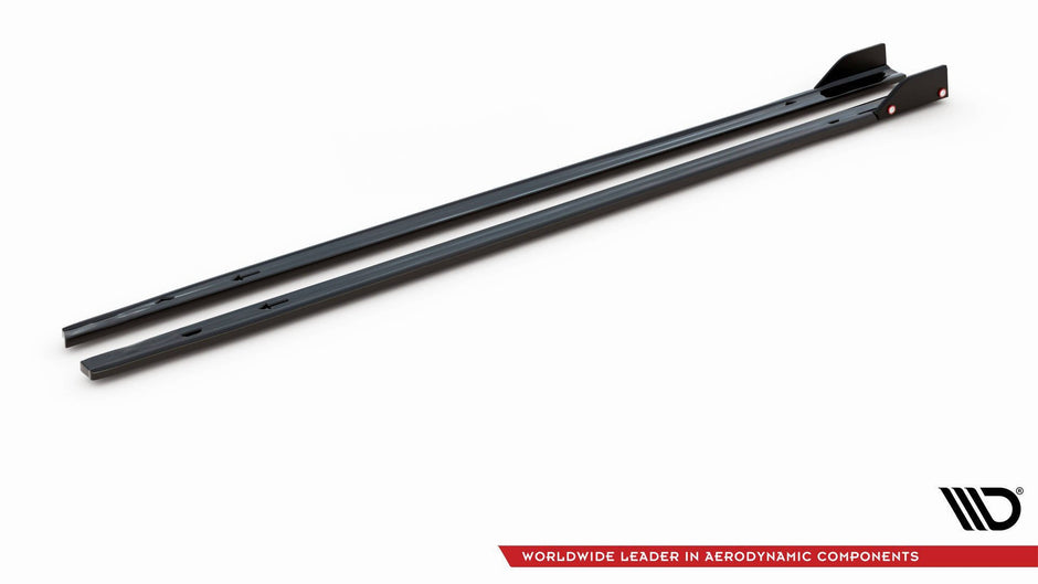 Sidokjolar Diffusers V.2 + Flaps för Volkswagen Golf GTI / GTE / GTI Clubsport / GTD / R-Line Mk8