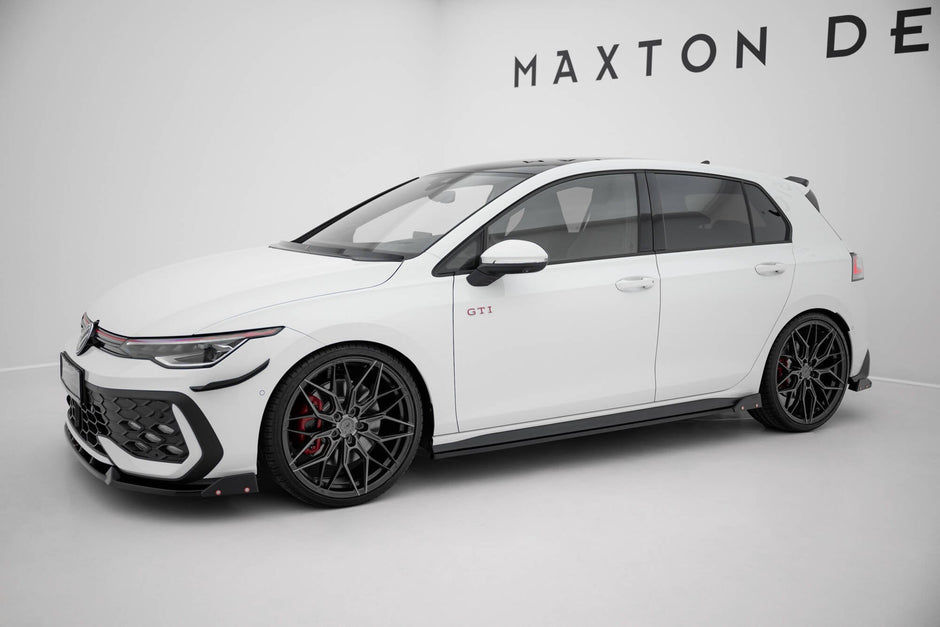 Sidokjolar Diffusers V.2 + Flaps för Volkswagen Golf GTI / GTE / GTI Clubsport / GTD / R-Line Mk8