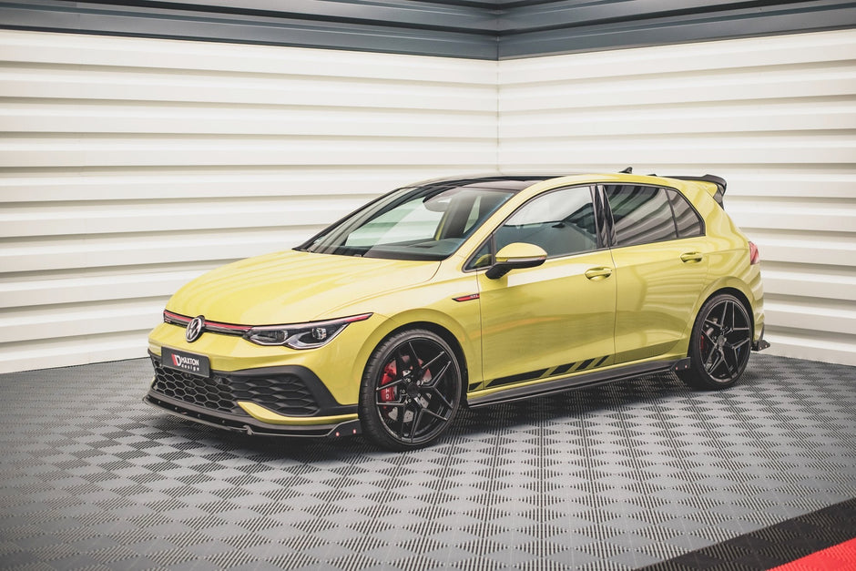 Sidokjolar Diffusers V.2 + Flaps för Volkswagen Golf GTI / GTE / GTI Clubsport / GTD / R-Line Mk8