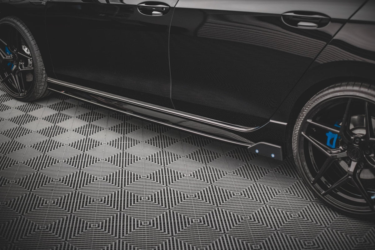 Sidokjolar Diffusers V.2 + Flaps för Volkswagen Golf R Hatchback Mk8