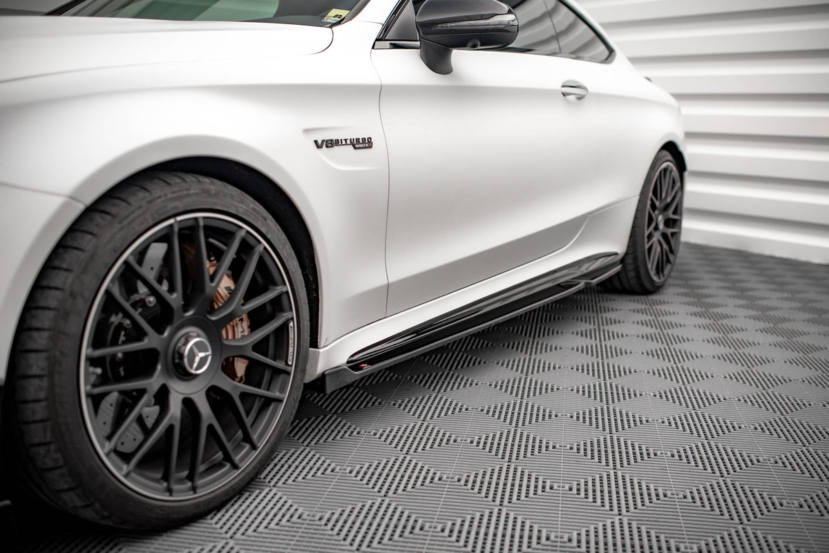 Sidokjolar Diffusers V.2 för Mercedes-AMG C 63AMG Coupe C205 Facelift