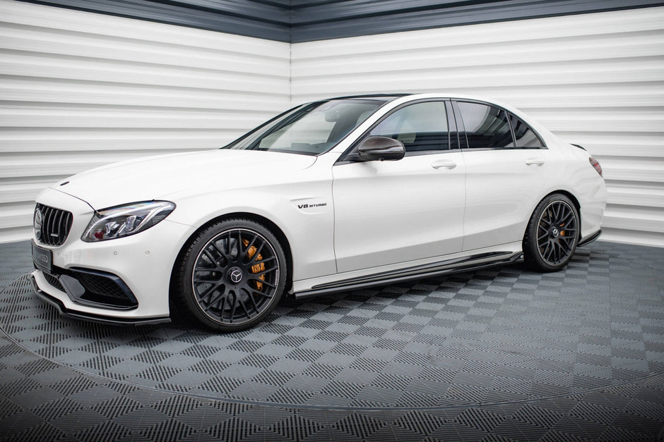 Sidokjolar Diffusers V.2 för Mercedes-AMG C63 Sedan / Estate W205 / S205