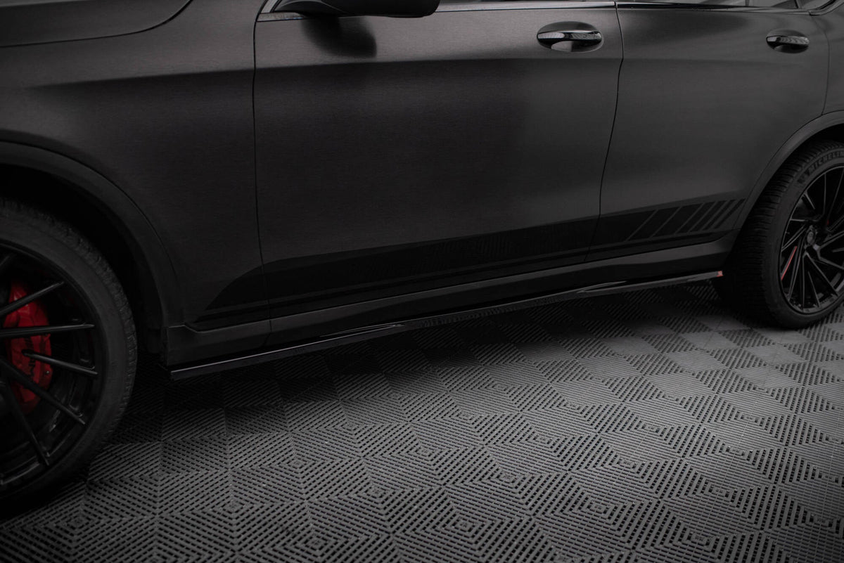 Sidokjolar Diffusers V.2 för Mercedes-Benz GLC Coupe AMG-Line C253