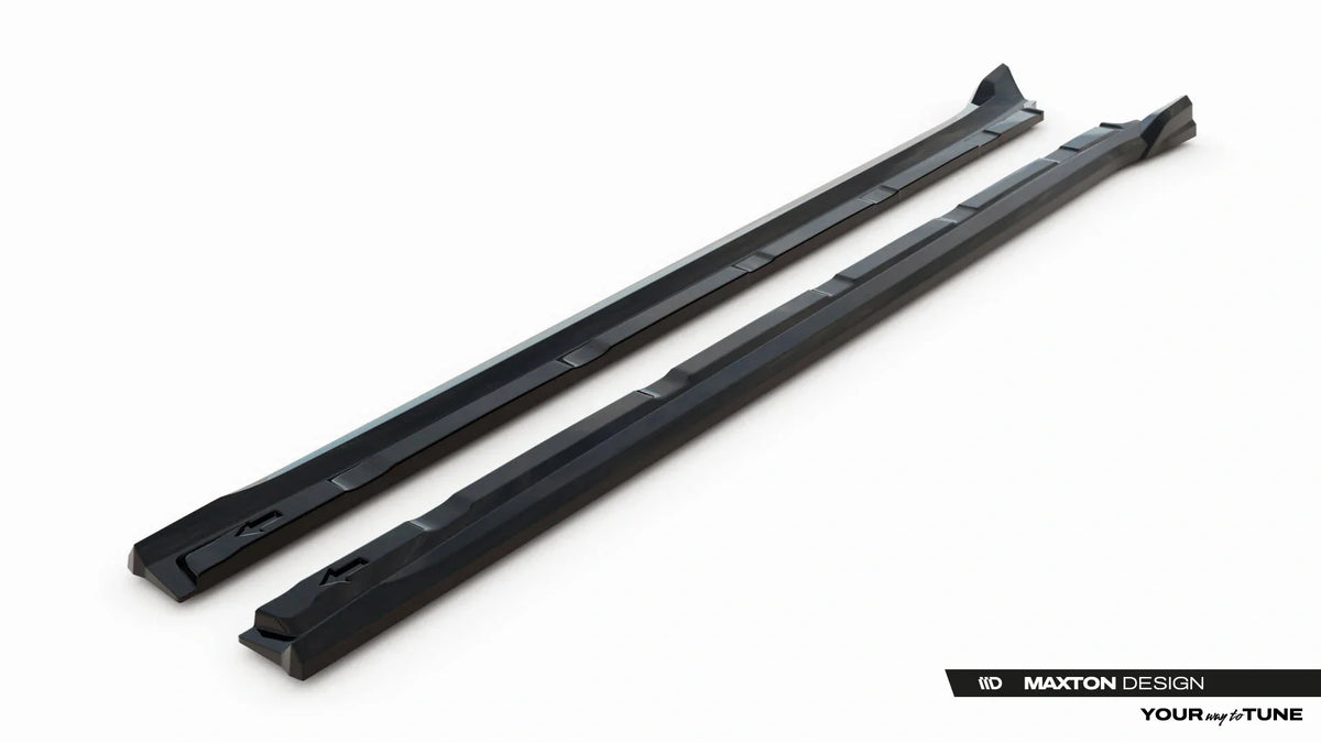 Sidokjolar Diffusers V.2 för Porsche Cayenne SUV / Coupe Mk3 Facelift